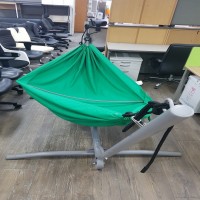 이케아 1인용 해먹+스탠드, 그레이